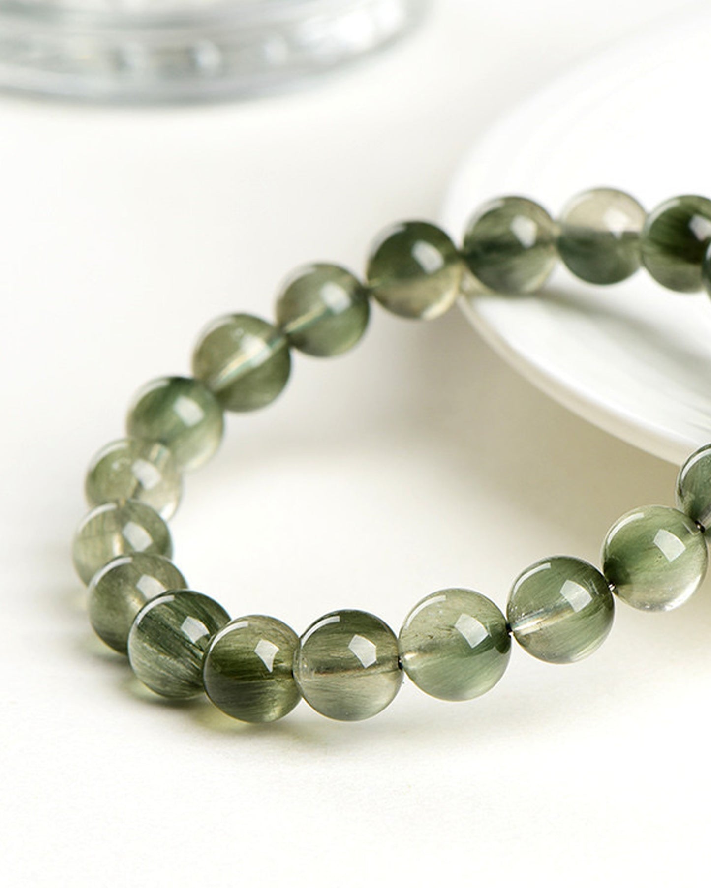 AAA Green Rutilated Quartz Bracelet