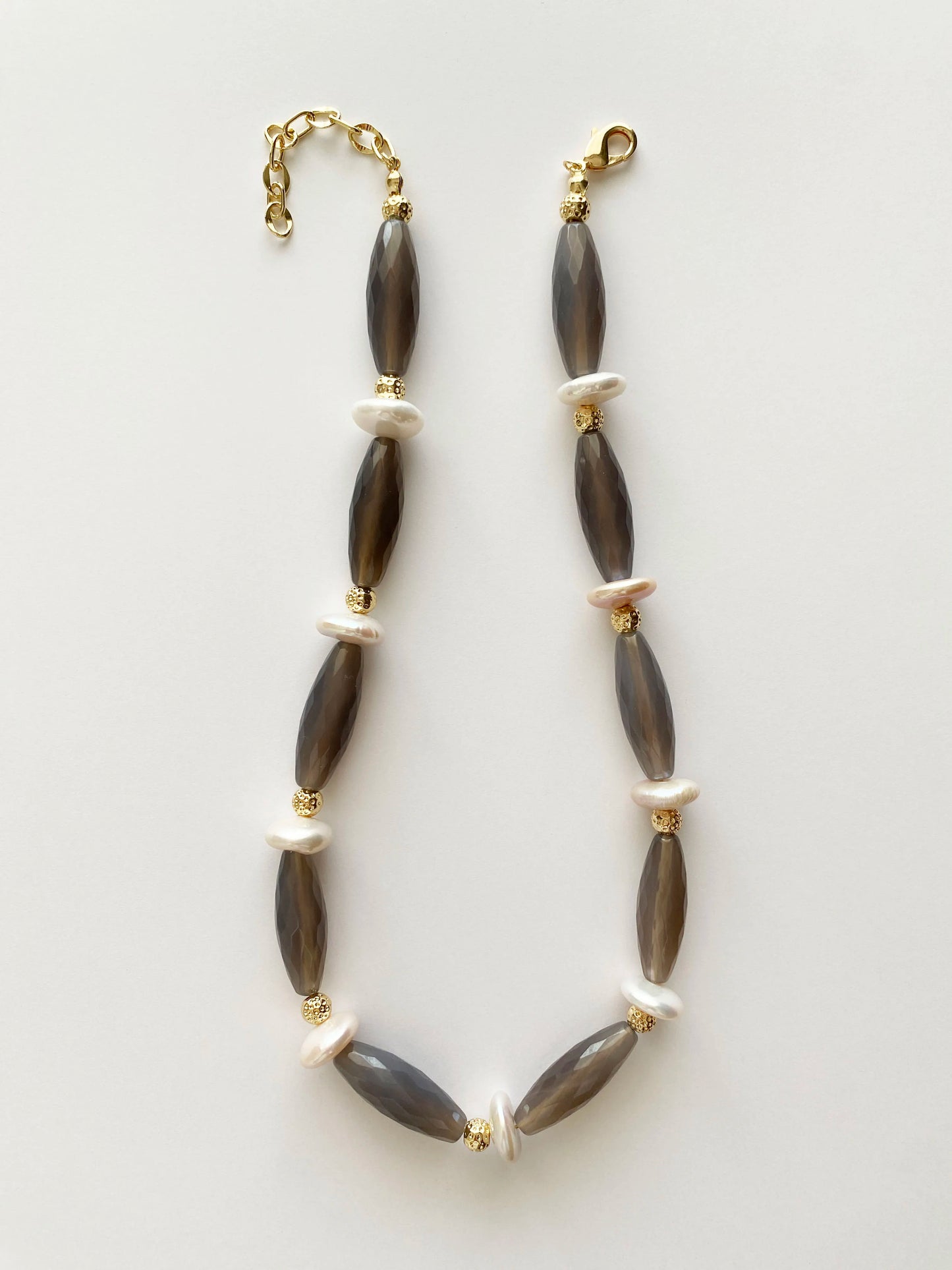 Gray Moonstone Necklace – Giovanni’s Room | HOTSHELLOW Stone Bookstore