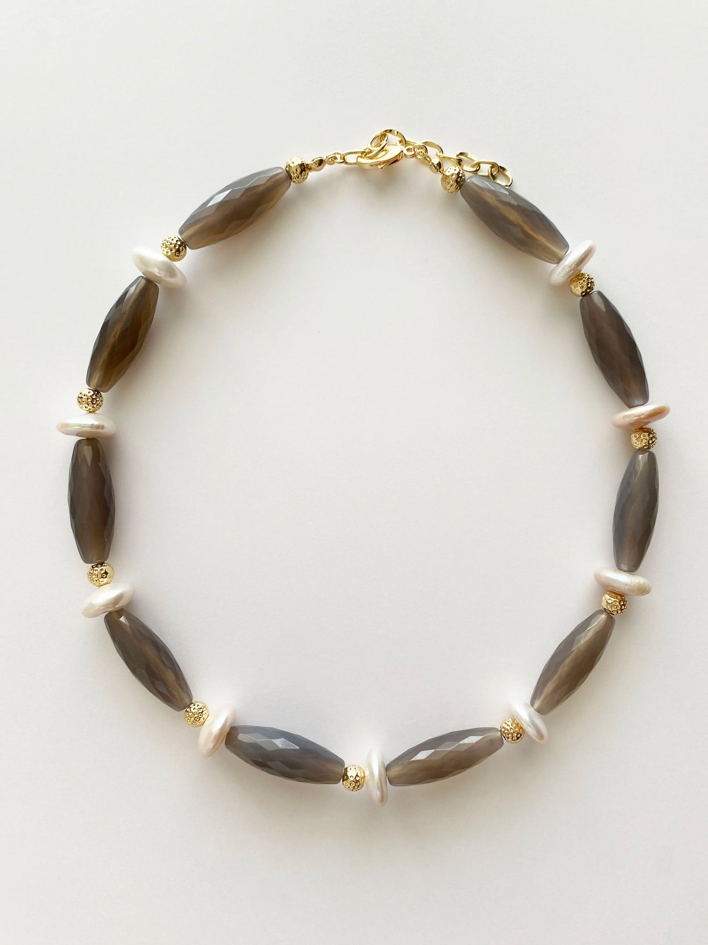 Gray Moonstone Necklace – Giovanni’s Room | HOTSHELLOW Stone Bookstore