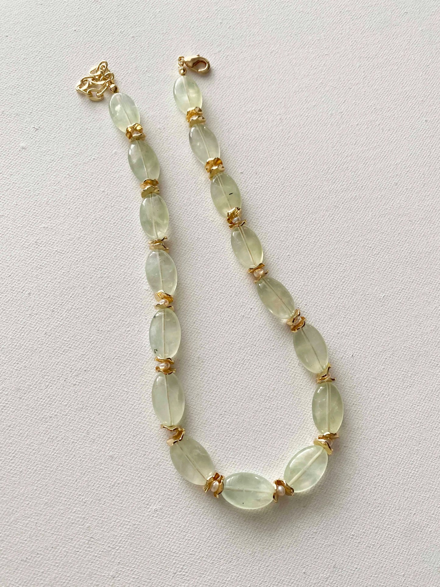 Prehnite Necklace | HOTSHELLOW Stone Bookstore