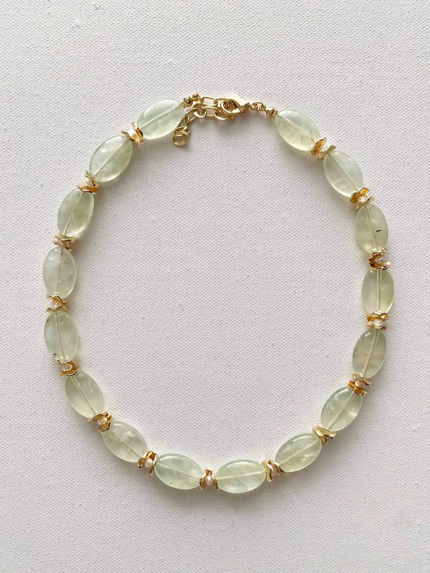 Prehnite Necklace | HOTSHELLOW Stone Bookstore