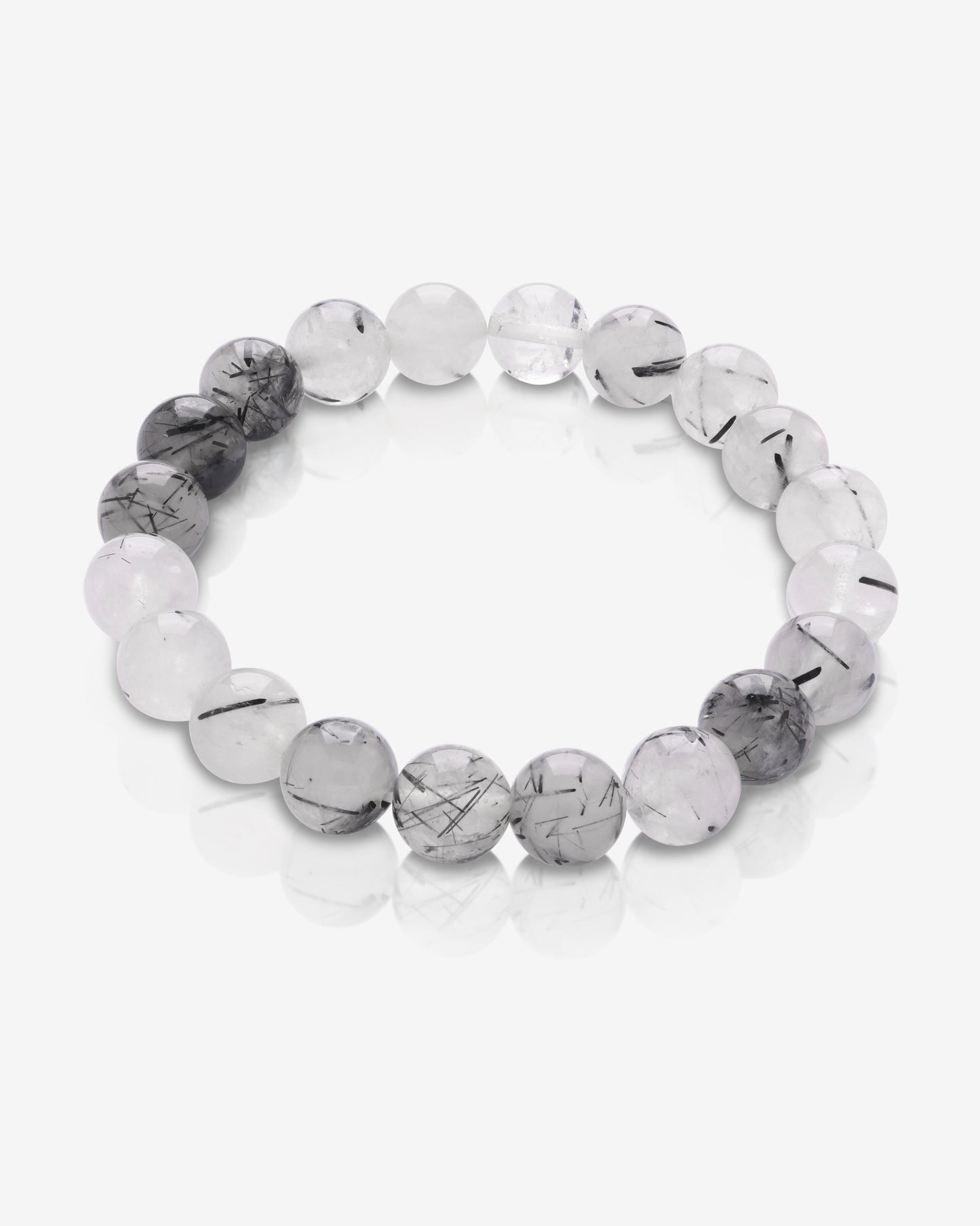 Black Rutilated Quartz Bracelet-HOTSHELLOW-P1