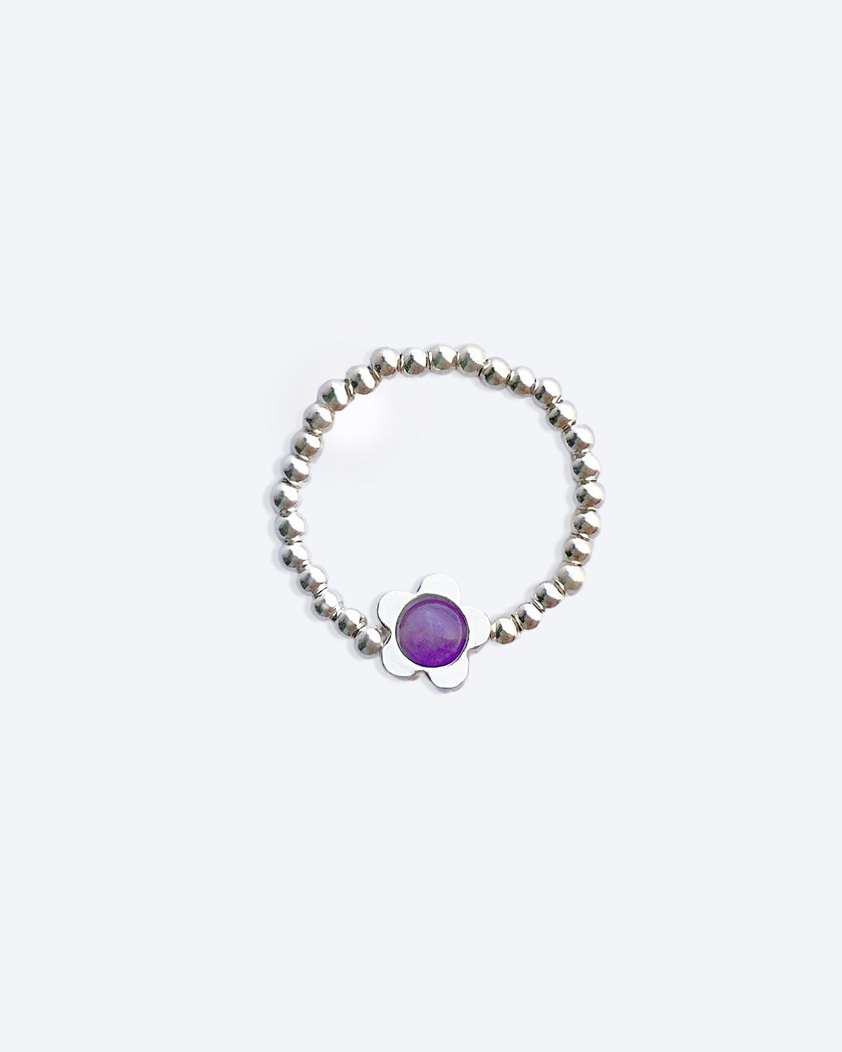 Amethyst-Blumenring