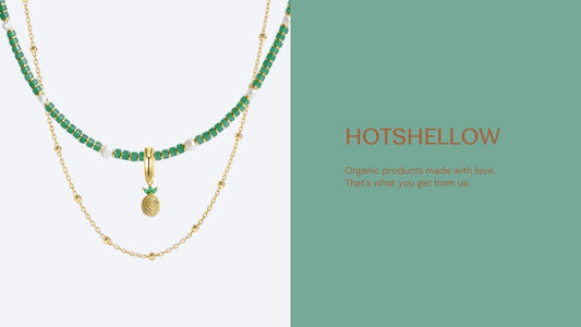 Green Aventurine Fruit Lover Layered Necklace: A Harmonious Fusion of Fashion and Nature