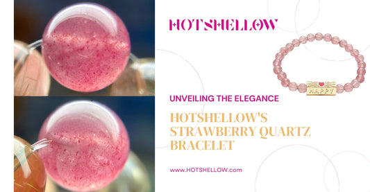 Embrace Your Essence: The Transformative Elegance of the Hotshellow Strawberry Quartz Bracelet