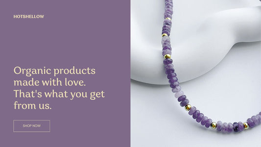 Unveiling the Elegance of Hothello's Stabilizing Mood Purple Mica Necklace: A Blend of Quality and Style