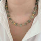 Handcrafted Natural Prehnite Gold Plated Necklace-HOTSHELLOW-P2