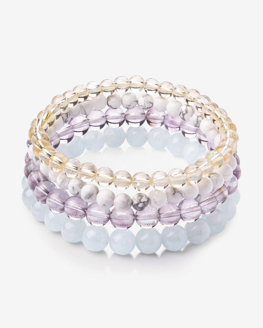 Serenity Spectrum Gemstone Bracelet Collection