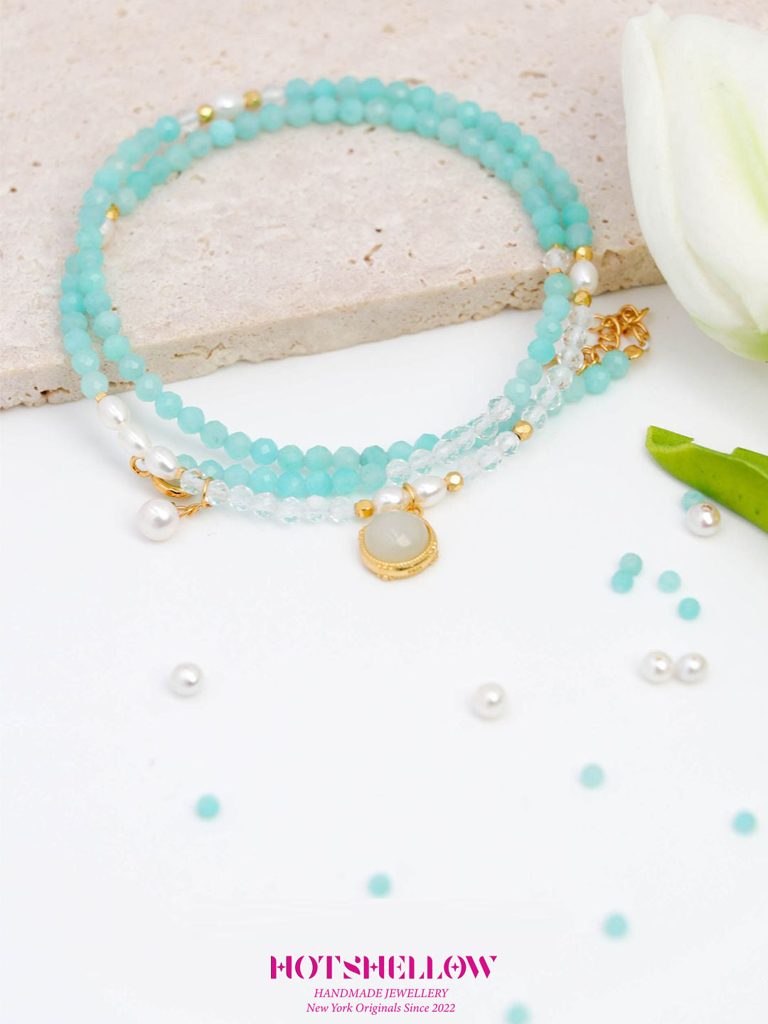 Mint Green Amazonite Confidence Necklace