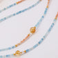 Aquamarine Sunrise Glow Necklace