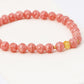 Pink Rhodochrosite Blossom Bracelet