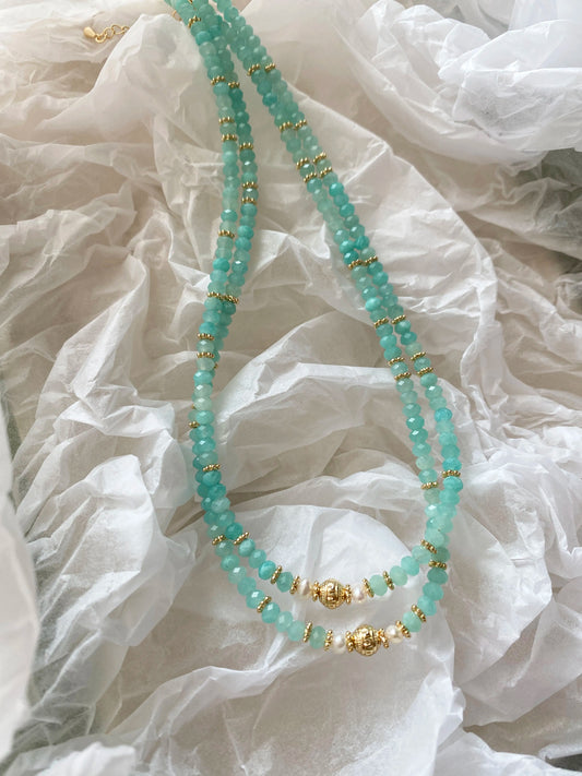 Amazonite Necklace – Long Island | HOTSHELLOW Stone Bookstore