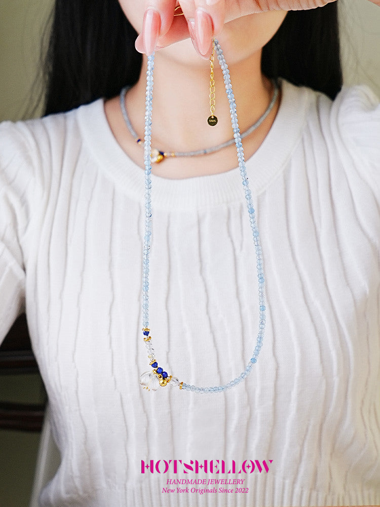 Aquamarine Serenity Necklace-Tranquil Elegance_InnerPeace-HOTSHELLOW-P3