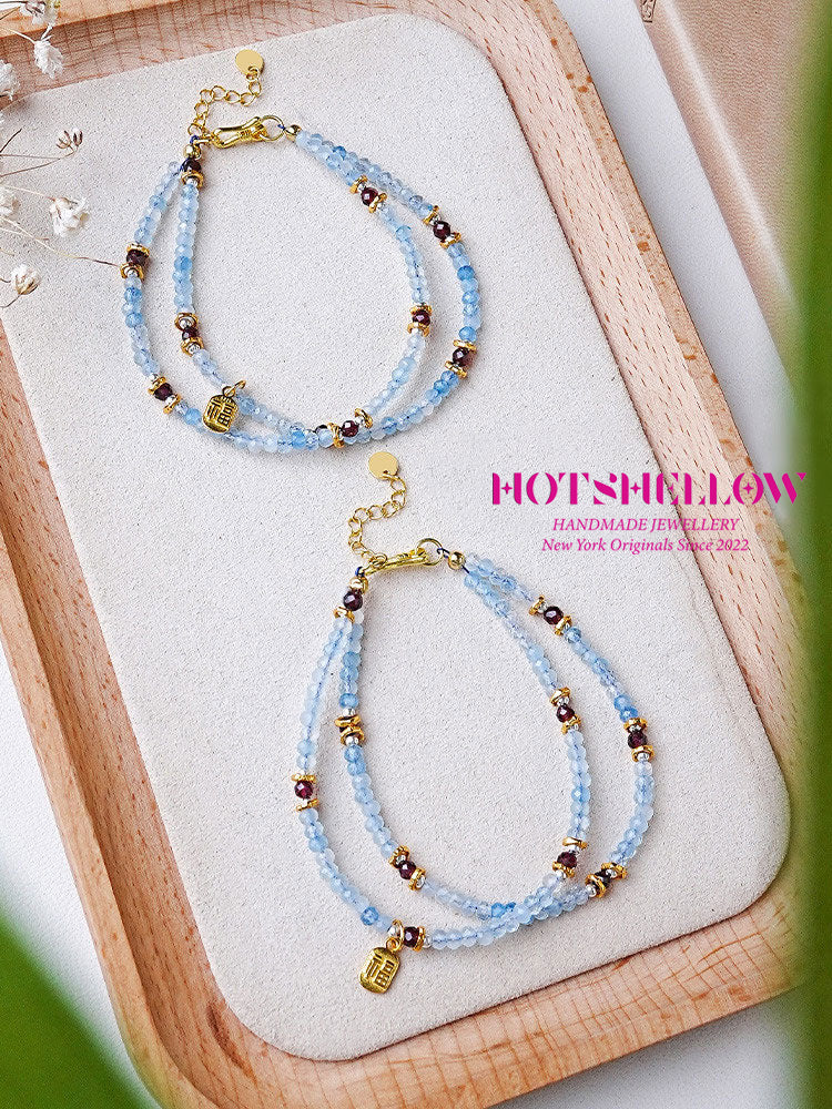 Azure-Serenity-Aquamarine-Double-Layer-Bracelet-HOTSHELLOW-P2