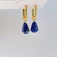 Azure Glow: Lapis Lazuli Double-Layer Necklace