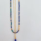 Azure Glow: Lapis Lazuli Double-Layer Necklace