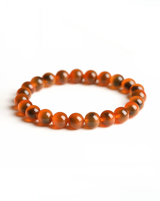 Orange Candy Agate Bracelet-HOTSHELLOW-P1