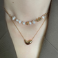 Baroque Elegance: S925 Gold-Plated Pearl Necklace