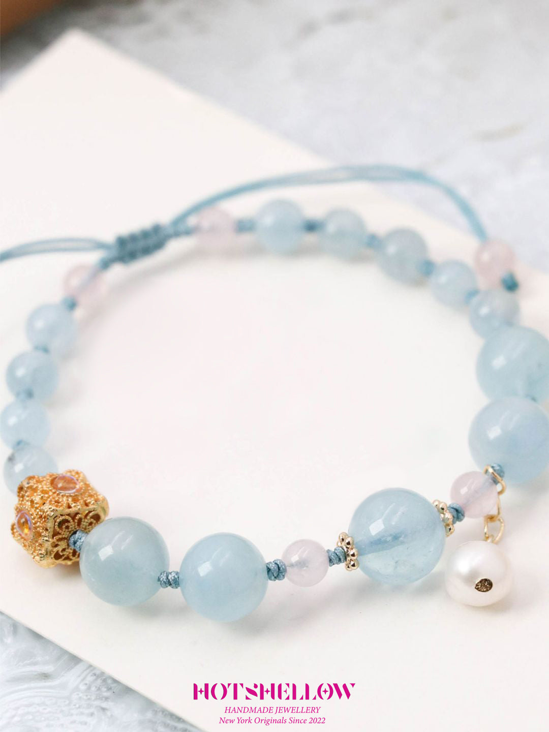 Bravery Blue Aquamarine Bracelet