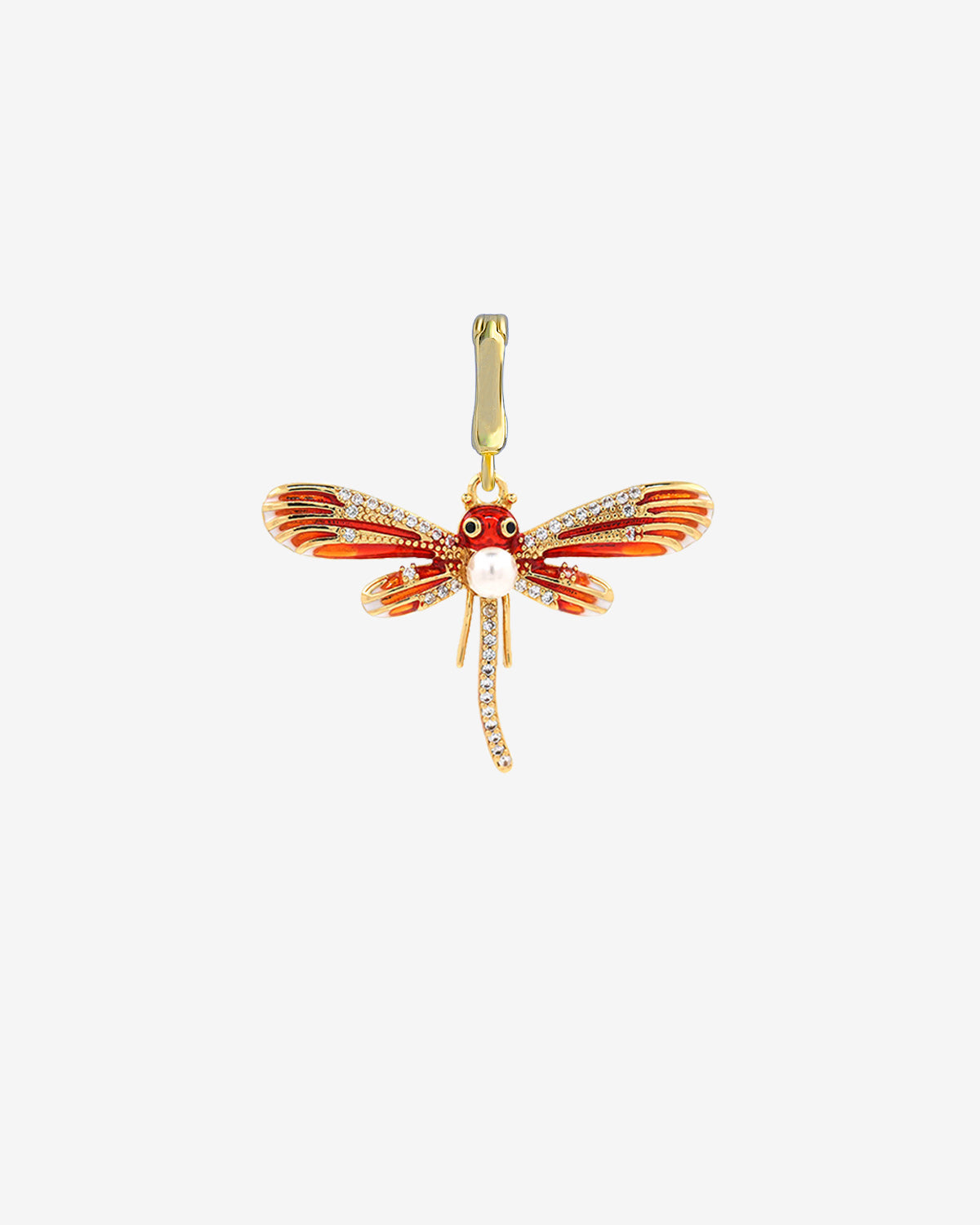 Fire Dragonfly Versatile Charm