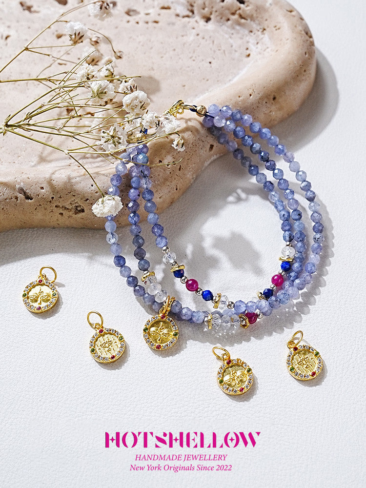 Celestial Flight Tanzanite Wrap Bracelet