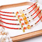 Crimson Serenity Southern Red Agate Bracelet-HOTSHELLOW-p7