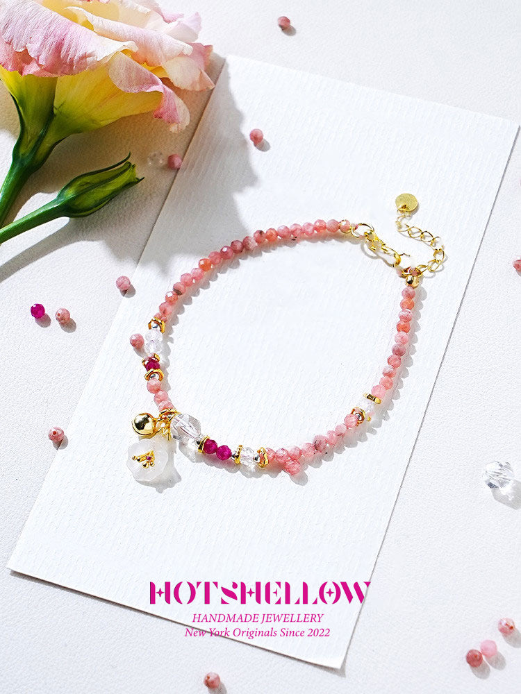 Elegant-Rose-Quartz-Rhodolite-Beaded-Bracelet-HOTSHELLOW-P2