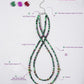 Emerald Harmony Czech Bead Double-Layer Necklace