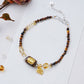 Golden Serenity Tiger Eye and Agarwood Bracelet