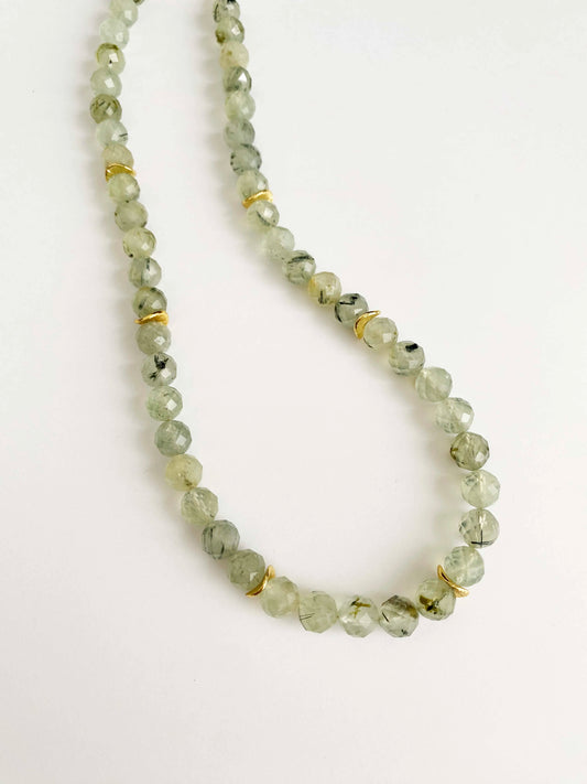 Green Phantom Quartz Necklace – Sour Grapes | HOTSHELLOW Stone Bookstore