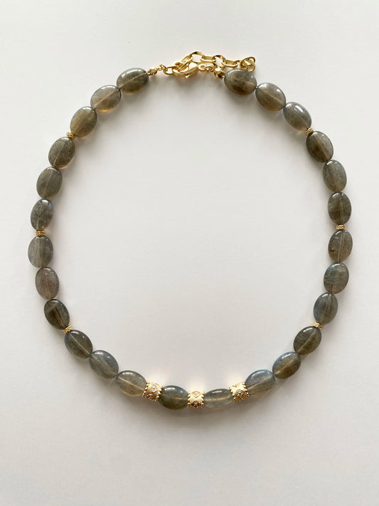 Labradorite Necklace | HOTSHELLOW Stone Bookstore