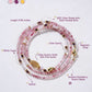 Mona Garden Strawberry Quartz Necklace