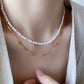 Mother-of-Pearl Beaded Necklace Set