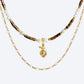 Tiger's Eye & Baroque Pearl Fruit Lover Layered Necklace