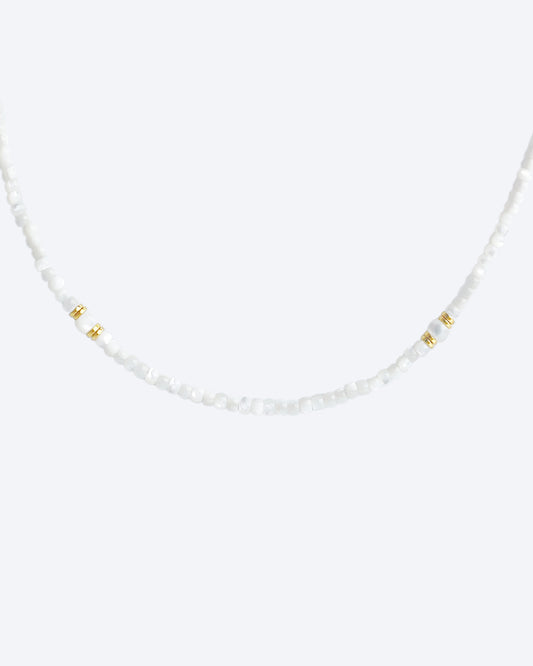 Happy Glow Trochus Shell Beads Necklace