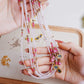 Rose Quartz Serenity Necklace with Rhodonite & Obsidian Accents