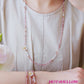 Strawberry Quartz Blossom Necklace-HOTSHELLOW-P8