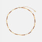 Tiger Eye and Mother-of-Pearl Necklace