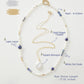 Tranquil Blue Lapis Pearl Necklace