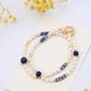 Tranquil Blue Lapis Pearl Necklace