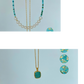 Tranquil Glow: Pearl and Amazonite Layered Necklace