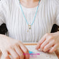 Turquoise Serenade Multi-Hoop Necklace-HOTSHELLOW-P6