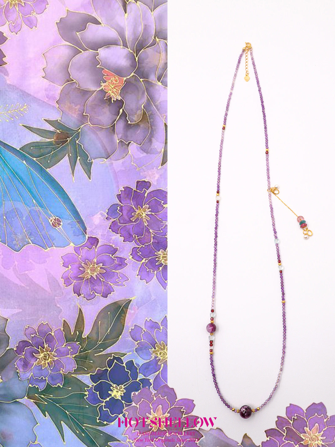 Violet Flame Amethyst Necklace