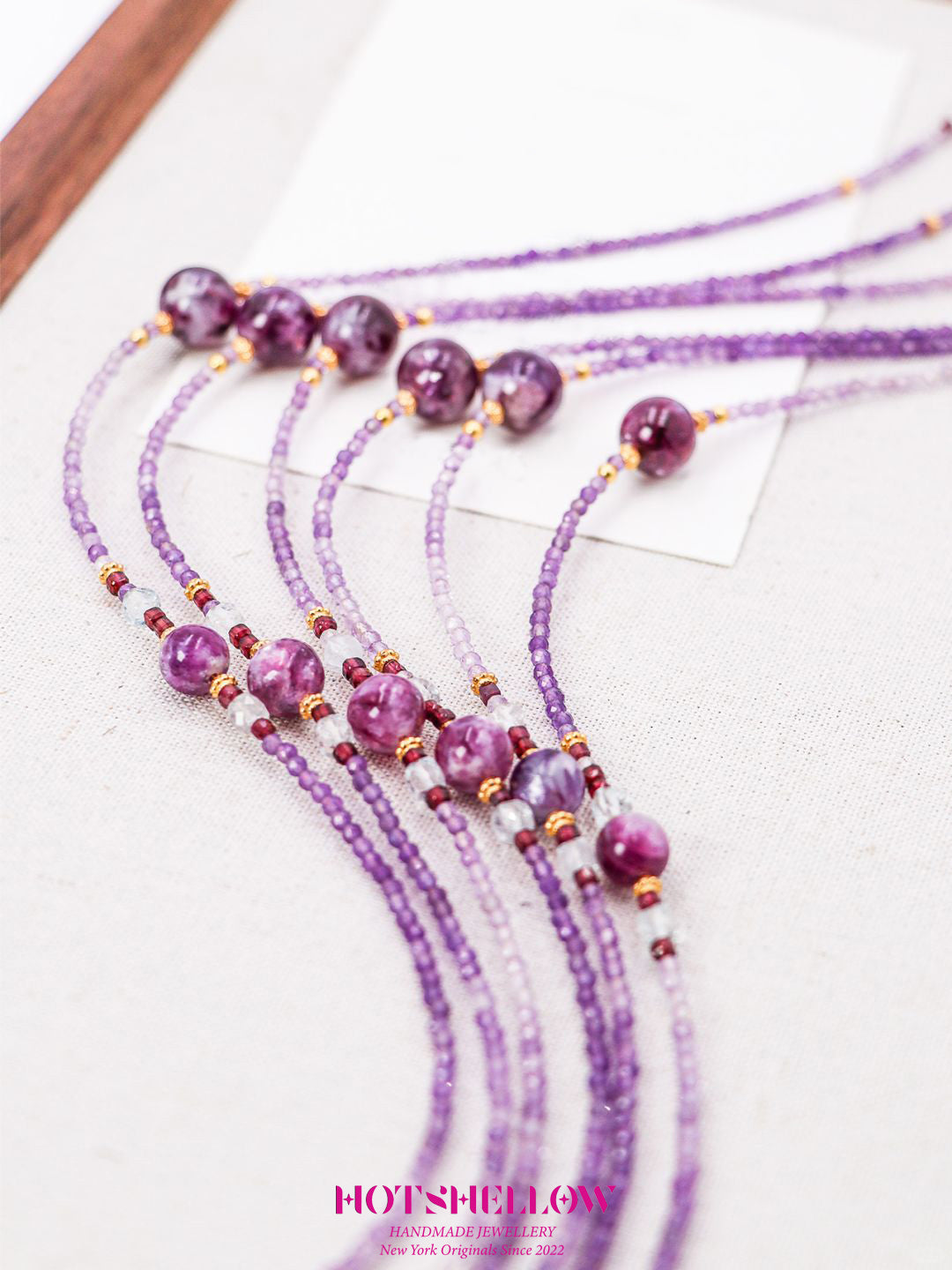 Violet Flame Amethyst Necklace