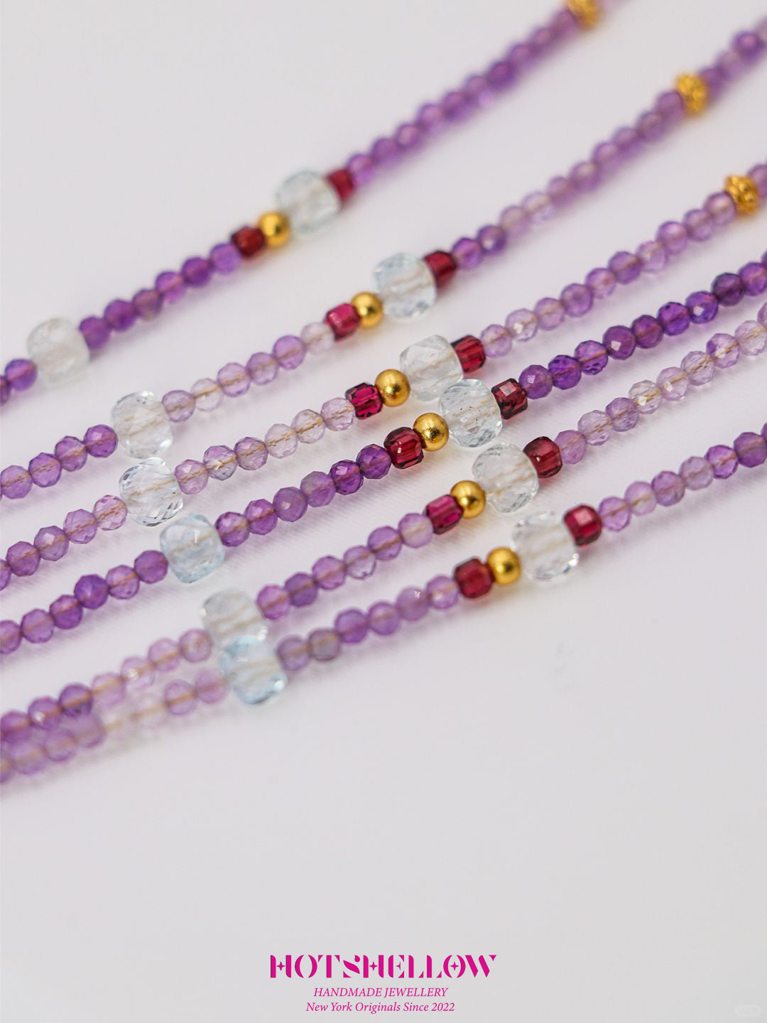 Violet Flame Amethyst Necklace