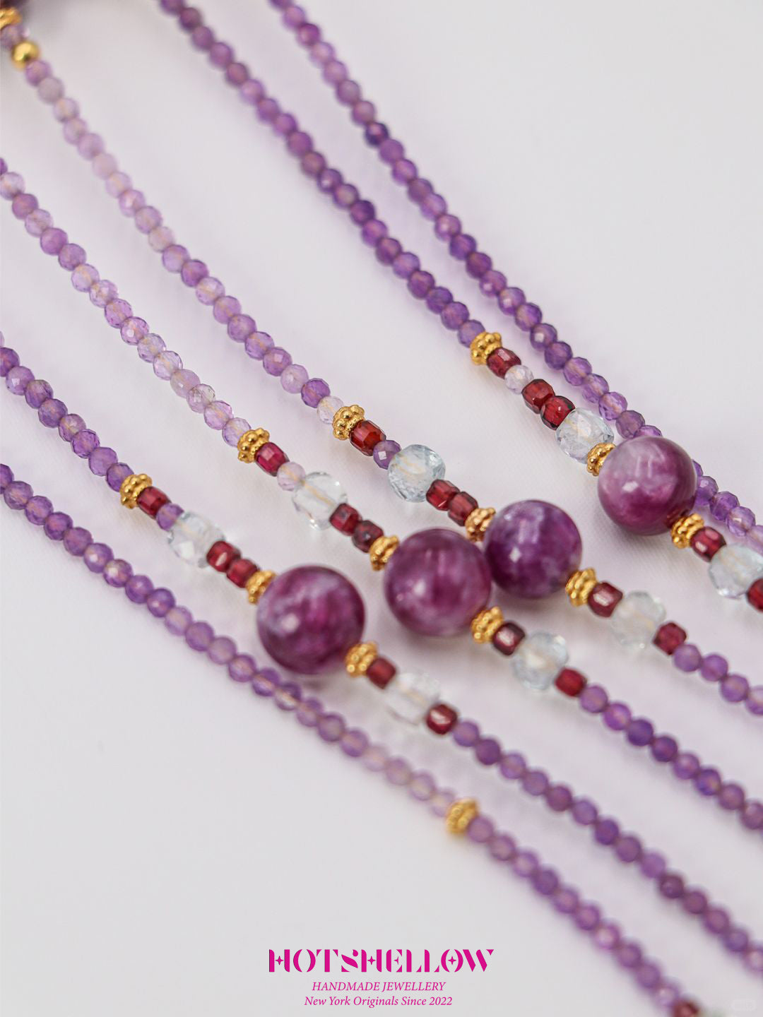 Violet Flame Amethyst Necklace