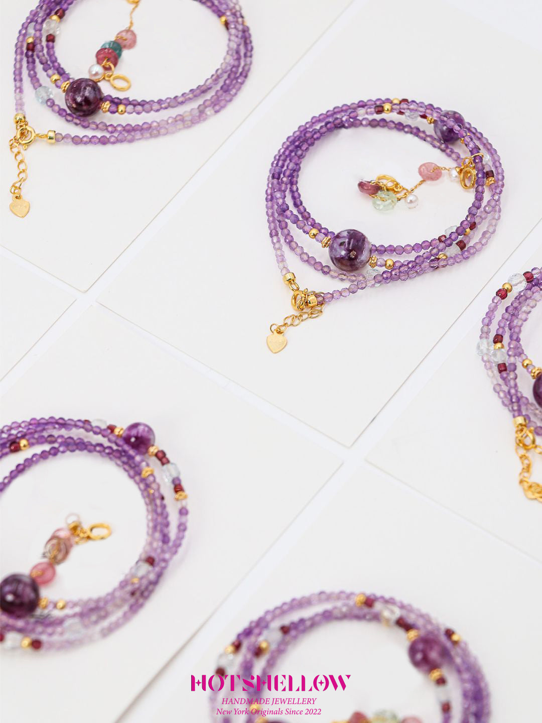 Violet Flame Amethyst Necklace